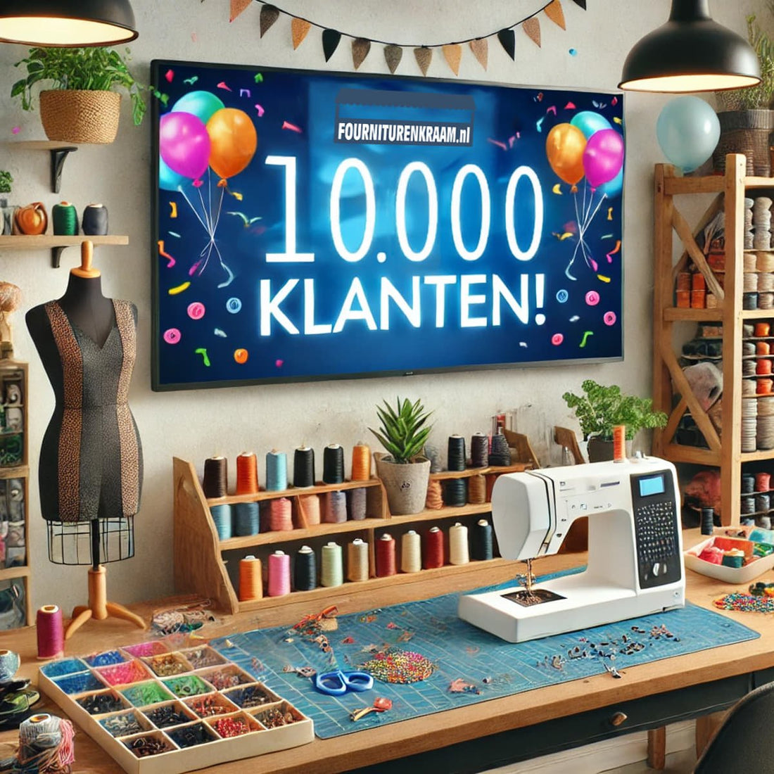 Fourniturenkraam.nl verwelkomt 10.000ste klant - Fourniturenkraam.nl