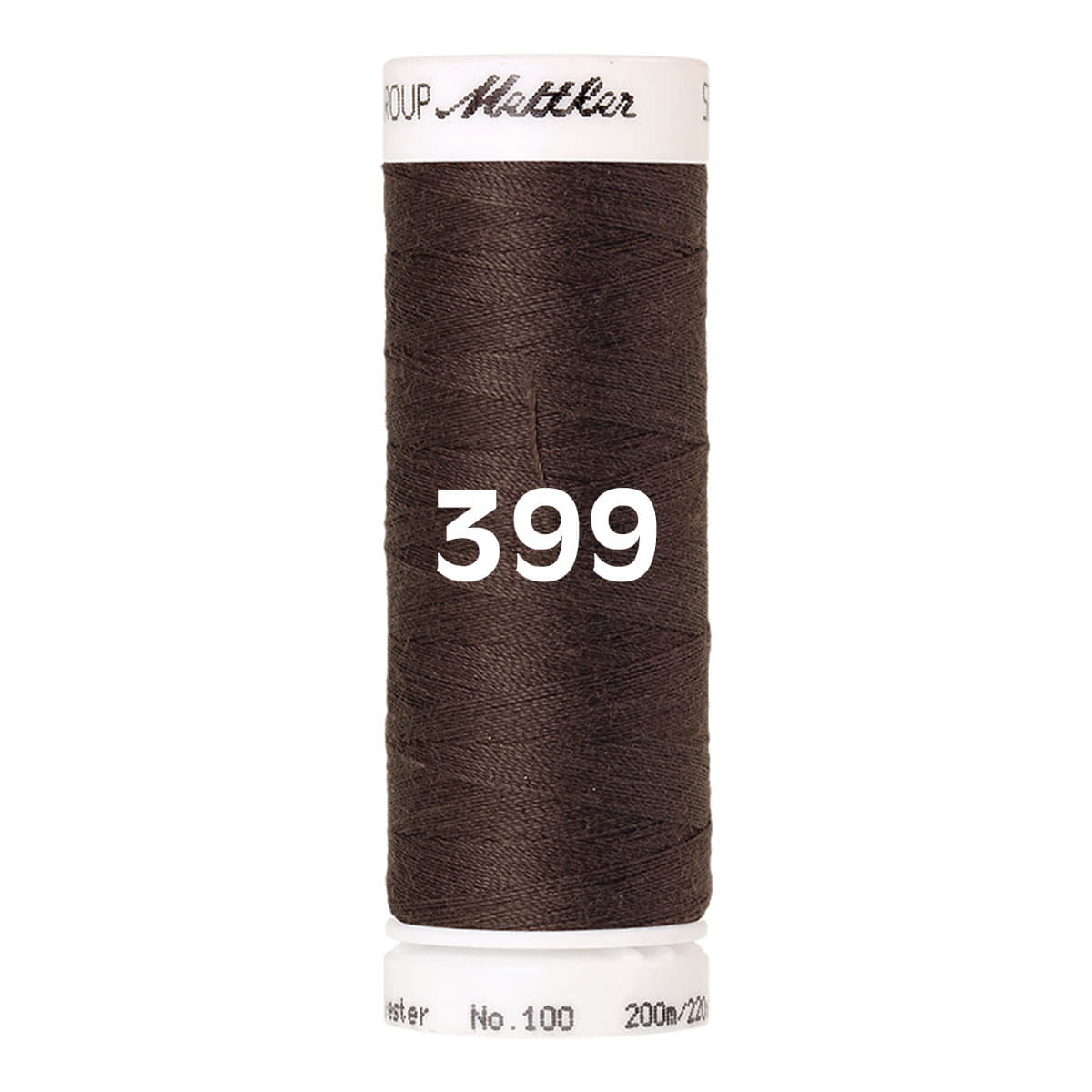 Amann Mettler Seralon naaigaren | 200m | 399 Earthy Brown Coal