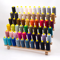 Houten Garenhouder Display - 60 Spoelen Naaimachine Garen Organizer - Professionele Naaikamer Opslag