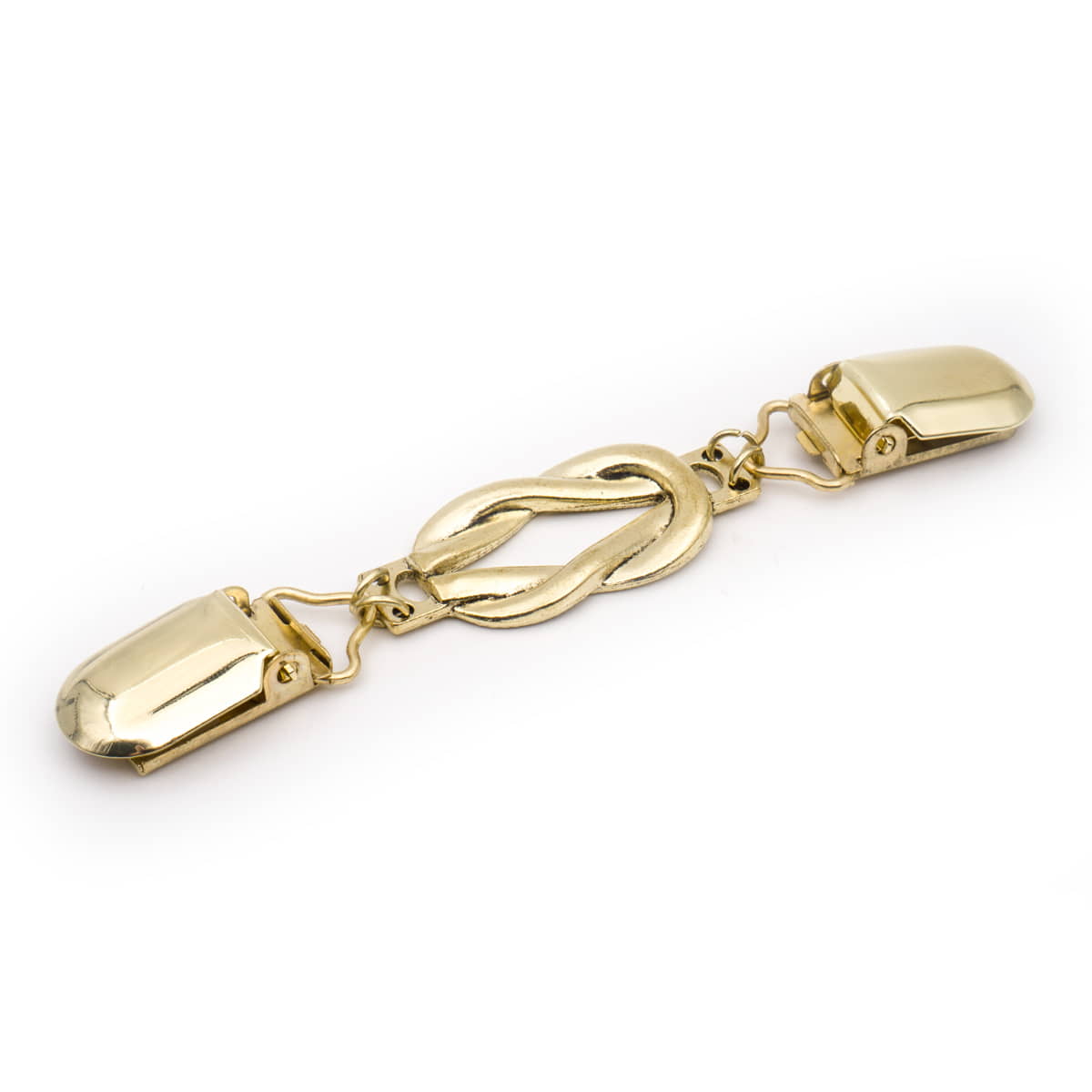 Elegante Gouden Vestsluiting met Clips | 12 x 2 cm