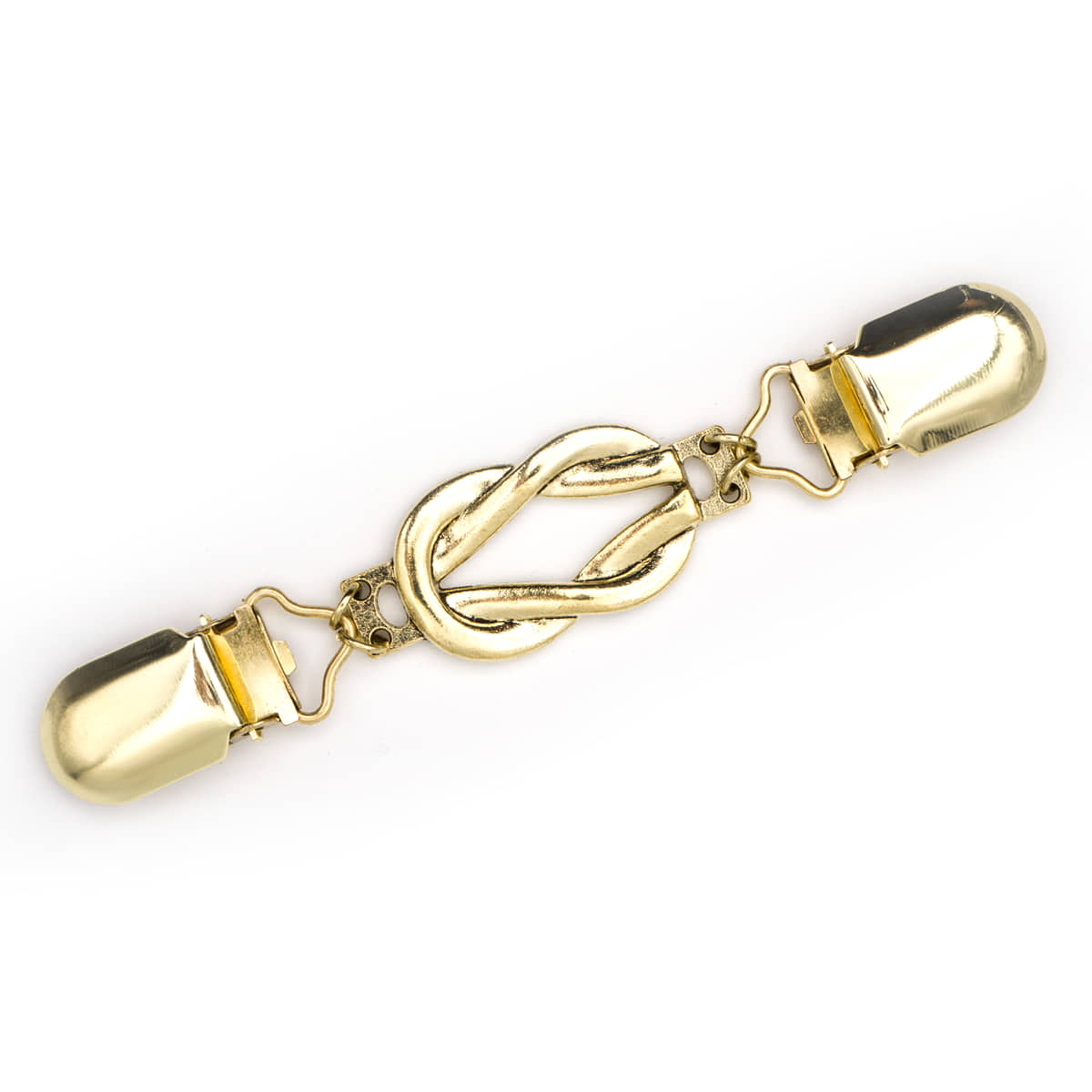 Elegante Gouden Vestsluiting met Clips | 12 x 2 cm