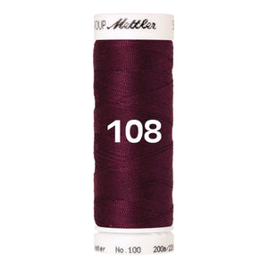 Amann Mettler Seralon sewing thread | 200m | 108 Wine