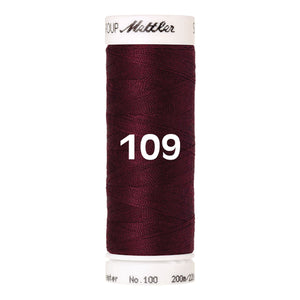 Amann Mettler Seralon sewing thread | 200m | 109 Bordeaux