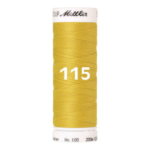 Amann Mettler Seralon sewing thread | 200m | 115 Lemon peel