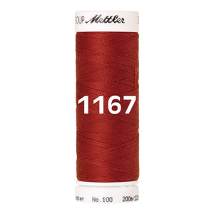 Amann Mettler Seralon sewing thread | 200m | 1167 Burnt Orange