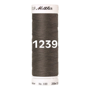 Amann Mettler Seralon sewing thread | 200m | 1239 Pewter