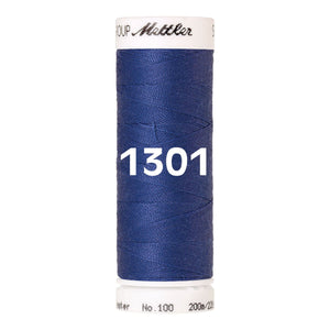 Amann Mettler Seralon sewing thread | 200m | 1301 Nordic Blue