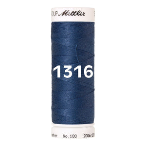 Amann Mettler Seralon sewing thread | 200m | 1316 Steel Blue