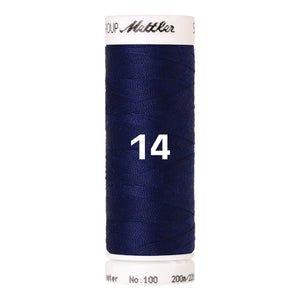 Amann Mettler Seralon sewing thread | 200m | 14 Light Midnight