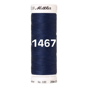 Amann Mettler Seralon sewing thread | 200m | 1467 Prussian Blue