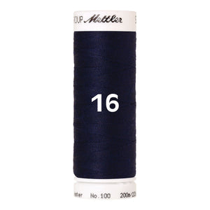 Amann Mettler Seralon sewing thread | 200m | 16 Dark Indigo