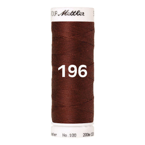 Amann Mettler Seralon sewing thread | 200m | 196 Coffee bean