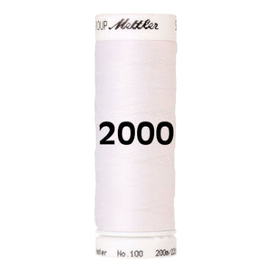 Amann Mettler Seralon sewing thread | 200m | 2000 White