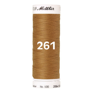 Amann Mettler Seralon sewing thread | 200m | 261 Sisal