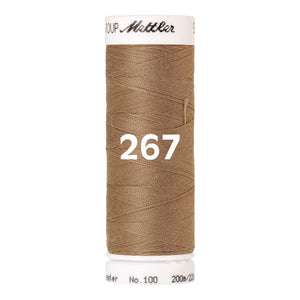 Amann Mettler Seralon sewing thread | 200m | 267 Dark Rattan