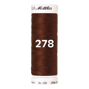 Amann Mettler Seralon sewing thread | 200m | 278 Rust