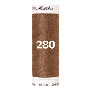 Amann Mettler Seralon sewing thread | 200m | 280 Walnut