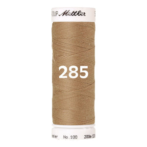 Amann Mettler Seralon sewing thread | 200m | 285 Caramel cream