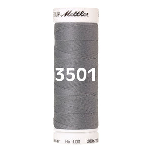 Amann Mettler Seralon sewing thread | 200m | 3501 Summer Gray