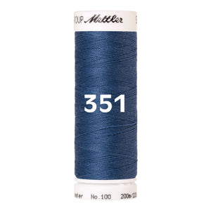 Amann Mettler Seralon sewing thread | 200m | 351 Smoky Blue