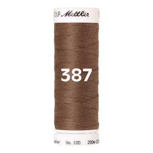 Amann Mettler Seralon sewing thread | 200m | 387 Brown Mushroom