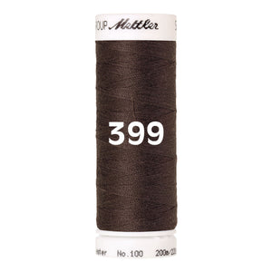 Amann Mettler Seralon sewing thread | 200m | 399 Earthy Brown Coal