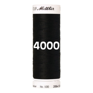 Amann Mettler Seralon sewing thread | 200m | 4000 Black