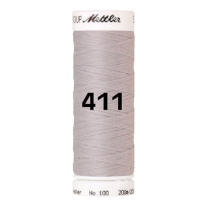 Amann Mettler Seralon sewing thread | 200m | 411 Mystic Grey