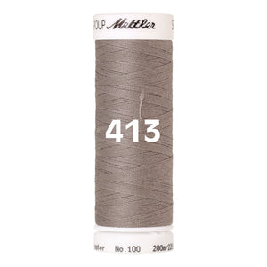 Amann Mettler Seralon sewing thread | 200m | 413 Titan Gray