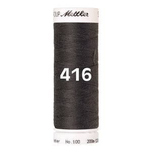 Amann Mettler Seralon sewing thread | 200m | 416 Dark Charcoal