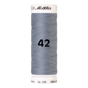 Amann Mettler Seralon sewing thread | 200m | 42 Ash Blue