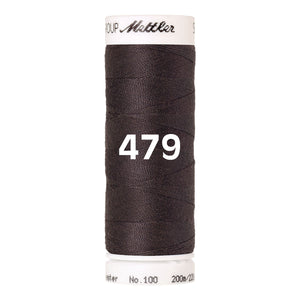 Amann Mettler Seralon sewing thread | 200m | 479 Black Chrome