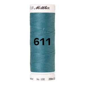 Amann Mettler Seralon sewing thread | 200m | 611 Blue Green Opal