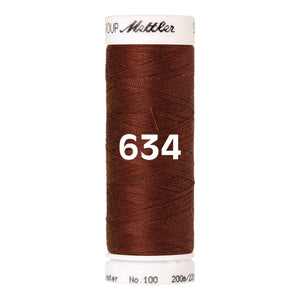 Amann Mettler Seralon sewing thread | 200m | 634 Fox red