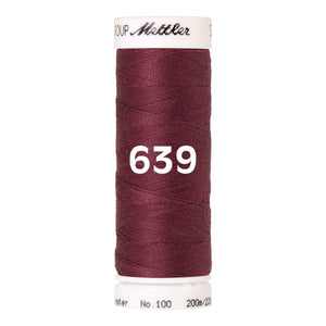 Amann Mettler Seralon sewing thread | 200m | 639 Burgundy