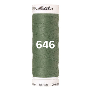 Amann Mettler Seralon sewing thread | 200m | 646 Palm Leaf