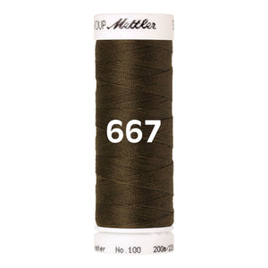 Amann Mettler Seralon sewing thread | 200m | 667 Golden Brown