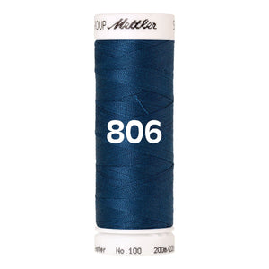 Amann Mettler Seralon sewing thread | 200m | 806 Green blue