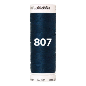 Amann Mettler Seralon sewing thread | 200m | 807 Slate Blue