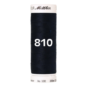 Amann Mettler Seralon sewing thread | 200m | 810 Blue Black