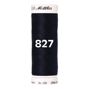 Amann Mettler Seralon sewing thread | 200m | 827 Dark Blue