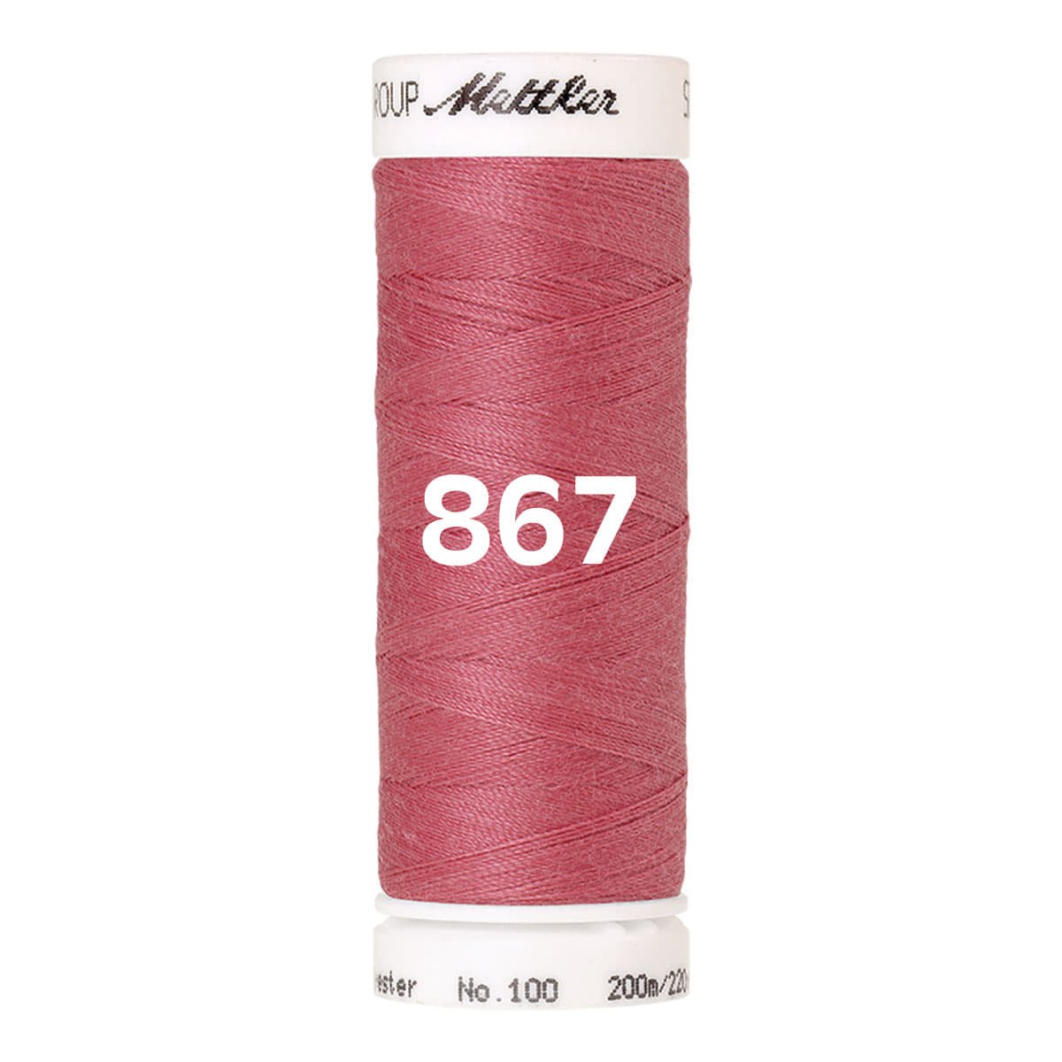 Amann Mettler Seralon naaigaren | 200m | 867 Dusty Mauve Naaigaren SERALON - 200M - 0867 4012500037314