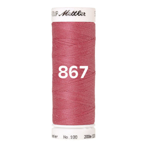 Amann Mettler Seralon sewing thread | 200m | 867 Dusty Mauve