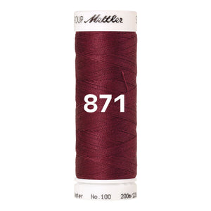 Amann Mettler Seralon sewing thread | 200m | 871 Red Marble