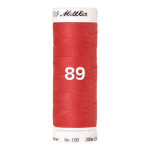 Amann Mettler Seralon sewing thread | 200m | 89 Strawberry