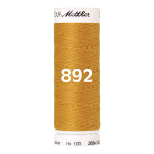 Amann Mettler Seralon sewing thread | 200m | 892 Star Gold