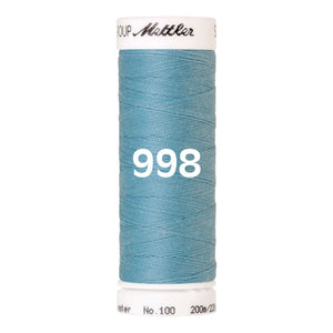 Amann Mettler Seralon sewing thread | 200m | 998 Crystal Blue