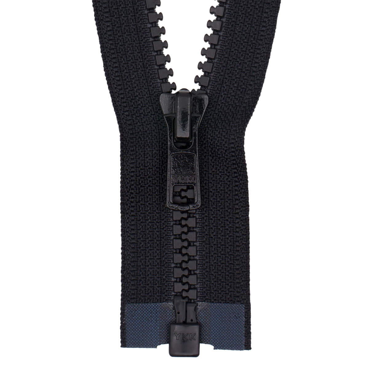 Deelbare rits | 45 cm | blok 5 | YKK Vislon Deelbare Rits RITS - YKK - DB - VISLON - 5 - 45 - 580 580 zwart