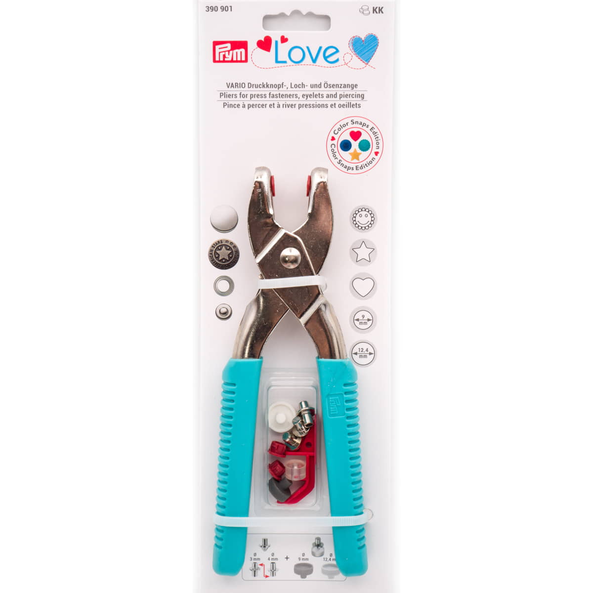 Drukknopen tang Prym Love | mint | 390901 Gereedschap PRYM390901 4002273909017