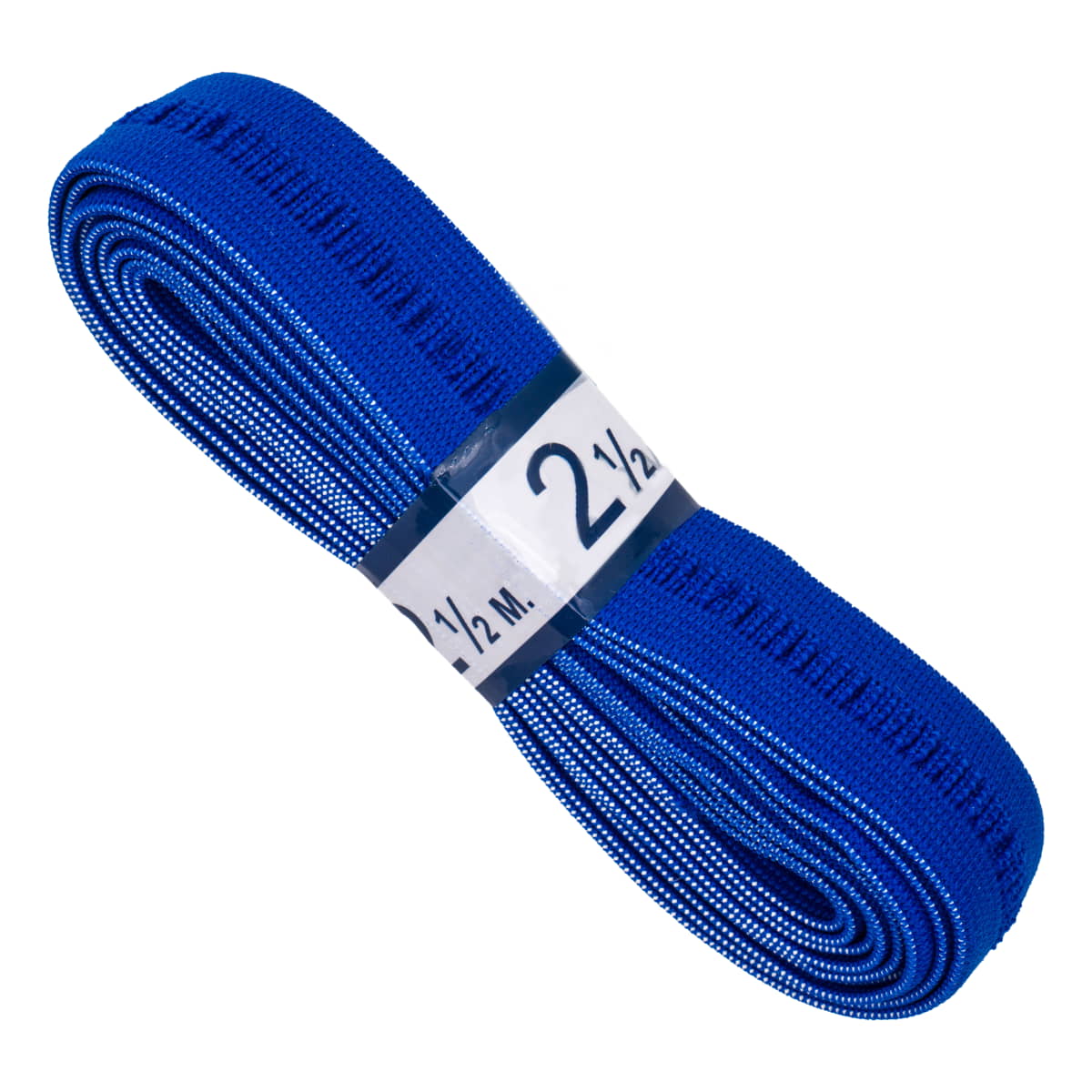 Elastich band | zacht 25 mm | blauw | 2,5 meter Elastiek ELASTIEK-ZACHT-25MM-BLAUW